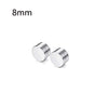 1 Pair 6-12mm Black Stainless Steel Magnetic Fake Gauges Earring Studs for Men Women Non Pierced Earrings - Image 15