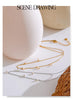 Stainless Steel Natural Freshwater Pearls Link Chain Handmade Necklace Pvd Plated Jewelry Accessories Gift - Image 13