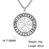 Vegvisir Pendant Necklace Nordic Runes Compass Necklace Protection Amulet Stainless Steel Jewelry - Image 10