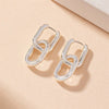 Stainless Steel Gold Color Geometric Square Hoop Earrings for Women Huggie Punk Hip-Hop Metal Round Circle Party Jewelry - Image 12