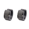 1 Pair/9 Pairs Hoop Earrings for Men Women Unisex Stainless Steel Black Silver Color Men's Huggie Hoop Earrings Set - Image 15