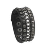 Vintage Leather Bracelets Punk Row Cuspidal Spikes Rivet Stud Wide Cuff PU Leather Punk Gothic Rock Unisex goth accessories - Image 9