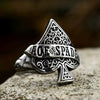 Creative Design Ace Of Spade Playing Card Ring For Men Punk Hip Hop Jewelry - Image 4