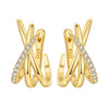 Silver Multi-layer Ear Ring Jewelry Versatile Hoop Earrings For Women Jewelry Birthday Party Gift - Image 37