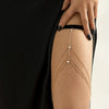 Sexy Shiny Crystal Multilayer Tassel Leg Chains for Women Charms Adjustable Elastic Thigh Chains on Leg Accessories Body Jewelry - Image 3
