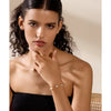 Pearls Double Layer Chain Stainless Steel Charm Bracelet Bangle Women Stylish Summer Jewelry - Image 2