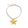 IngeSight.Z Exaggerated Big Starfish Pendant Necklace Women Punk White Thick Rope Chain Choker Necklace Party Jewelry Gift - Image 5