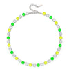 8mm Cubic Zirconia Necklace For Women Round Shape Crsytal Claw Setting Colorful Zircon Chokers Beads Neck Jewelry - Image 17