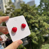 Korean Sweet Cute Strawberry Ribbon Bowknot Drop Earrings for Women Cute Fruit Cake Cup Dangle Earring Lovely Jewelry Gift - Image 6