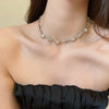 Korean Crystal Opal Moonstone Necklaces for Women Layered Zircon Star Choker Collar Y2K Aesthetic Egirl Necklace Jewelry - Image 5