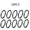 Stainless Steel Hinged Hoop Clicker Set 16G for Nose Septum and Cartilage 5 or 10 Pieces - Image 8