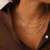 Box Chain Necklace Smooth Stainless Steel Choker Necklace Friendship 2MM Gold Color Women Gift Jewelry - Image 4