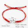 Noter Matching Couple Bracelet 2Pcs Stainless Steel Bicycle Handmade Braided Cord Charm Braslet Gift For Lovers Jewelry - Image 4