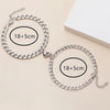 2Pcs/set Magnet Couple Bracelets Heart Attraction Bracelet Stainless Steel Charm Simple Cuban Chains Key Lock Jewelry Gifts - Image 16