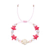 Shell and Starfish Charm Bracelet with Adjustable Rope Detail - Image 53