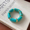 Multi-style Leopard Print Bamboo Tube Acrylic Stretchy Bracelets for Women Men Retro Resin Beaded Bangles Stack Jewelry Gift K1 - Image 34