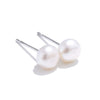 Size 5/6/8mm Pearls Ball Chic Stud Earrings for Ladies Stainless Steel Daily Jewelry Gift - Image 11