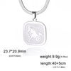 12 Zodiac Sign Necklace for Women Stainless Steel 12 Constellation Pendant Snake Neck Chain Choker Birthday Jewelry Gifts - Image 11