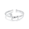Silver Cute Dachshund Dog Adjustable Rings for Women Open Animal Ring Family Jewelry Gift - Image 8
