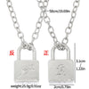 Creative Hyunjin Lock Necklace Same As Huang Xuanchen's Style Punk Necklace Men Women Fans Gifts - Image 2