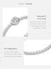 Bezel Setting Ring Silver Beads Stackable Finger Rings For Women Lab Diamond Jewelry - Image 13