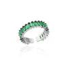 Zircon Rings For Women Stainless Steel Adjustable Open Rings Females Jewelry Accessories - Image 22