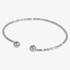 1pc Classic Stainless Steel Brief Metal Texture Bangle Terror Eyes Metallic Ball Opening Adjustable Bangles For Women Gift - Image 31