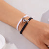 Magnetic Heart Couple Bracelets Set of 2 Braided Rope - Image 41