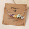Mhs.sun 12 Star Zodiac Sign Gravel Stone Chains Bracelets With Card Couples Constellation Birthday Party Jewelry - Image 16