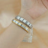 Men/Women's Jewelry 7/9/13mm Width Itanlian Elastic Charm Bracelet Stainless Steel Bangle - Image 3