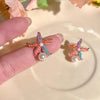 Shiny Rhinestone Zircon Cross Earrings For Women Korean Stainless Steel Earring Daily Birthday Party Y2K Jewelry Gifts - Image 8