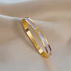Classic Women's Stainless Steel Bracelets Set Multiple Gold Color Bangles Jewelry Accessory Gift - Image 11