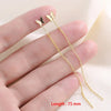 Simple Style Box Chain Tassel Drop Earrings For Women Long Dangle Earring Piercing Line Accessories Thin Mini Ear Jewelry - Image 20