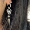 Goth Jewelry Stainless Steel Rivet Piercing Pearl Earrings Women Grunge E Girl Punk Cool Accessories Y2K Charm Drop Earrings - Image 6