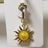 Gold Fake Piercing Belly Ring for Women Girl Fake Bellys Button Piercing Clip on Belly Button Rings Navel Ring Non Piercing - Image 25