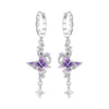 Silver Butterfly Fluttering Insect Earrings Jewelry Drop Earrings Jewelry Party Anniversary Gifts - Image 13