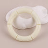 Colorful Acrylic Tube Bead Bangle with Elastic Fit - Image 46