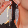 2PC Women's Copper Claw Chain Long Tassel Earrings Outdoor Travel Carnival Banquet Party Holiday Dressing - Image 9