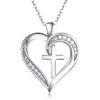 High End Geometric Design Love Cube Zircon Necklace with Removable Round Zircon Jewelry Elegant Daily Accessories - Image 24