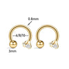 2Pcs Stainless Steel Crystal CZ Tragus Piercing Helix Studs Earrings For Women Girls Hoop Nose Ring Body Piercing Jewelry - Image 14