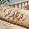 Beach Anklet for Women Bohemian Starfish Pendant Chip Stone Adjustable Gold Silver Multicolor Summer Vacation Jewelry - Image 2