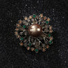 Women Men Rhinestone Ginkgo Badges Brooches Casual Unisex Metal Shiny Crystal Suit Office Pins Jewelry - Image 18