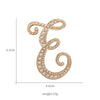 English Letters A K D Pearl Brooches Lapel Pins Female Corsage Jewelry Gifts for Women Accessories - Image 12
