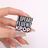 Various English Words Enamel Pin Creative Music Lover Statement Lapel Backpack Shirt Metal Brooch Jewelry Gift - Image 3
