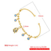 Candy Color Charm Bracelet with Adjustable Open Bangle - Image 5