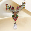 Crystal Christmas Rhinestone Brooches, Santa Reindeer Xmas Lapel Pins, Holiday Clothing Backpack Decor, Festive Jewelry Gifts - Image 15