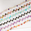 3MM Stone Tourmaline Bracelet For Women on Hand Jewelry Party Wedding Gift AmethystSet Handmade - Image 3