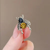 1PC Mini Zircon Animal Insect Lapel Pins For Women Unisex Crystal Butterfly Bee Brooches Banquet Jewelry Gifts - Image 8