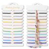 12Pcs/Set Colorful Stone Bracelets Adjustable Rope Braided Bracelet Handmade Bohemia Bracelets with Cards - Image 24