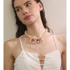 Stylish Unique Handmade Jewelry Glass Imitation Stone Beads Chain Resin Bikini Doll Drop Creative Necklace Accessories - Image 5